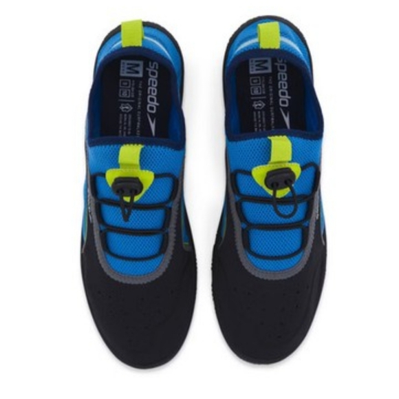 Speedo Men's Surfwalker Water Shoes - Black and Blue - Picture 1 of 9